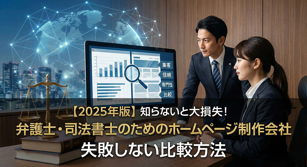 | 弁護士・税理士・司法書士等の士業ホームページ制作